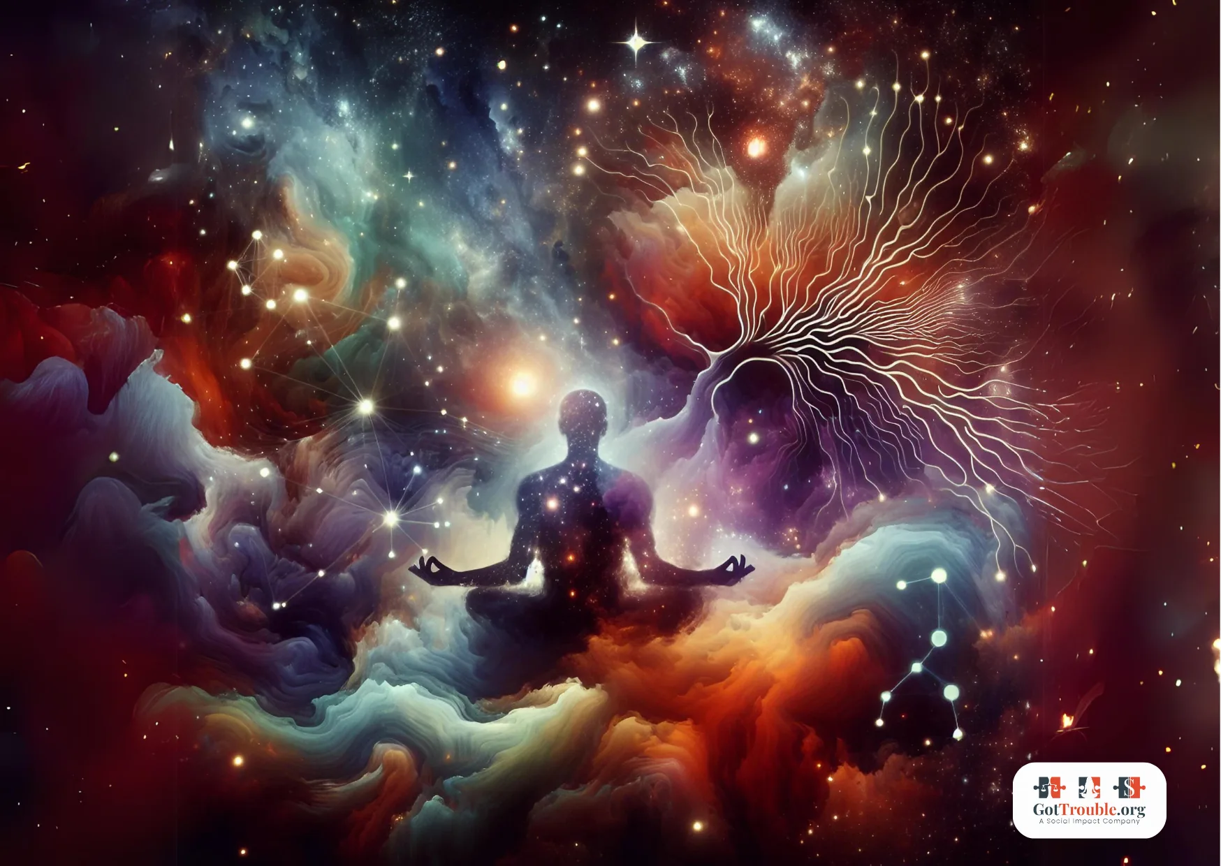 a person meditating and Inducing Mystical and Spiritual State
